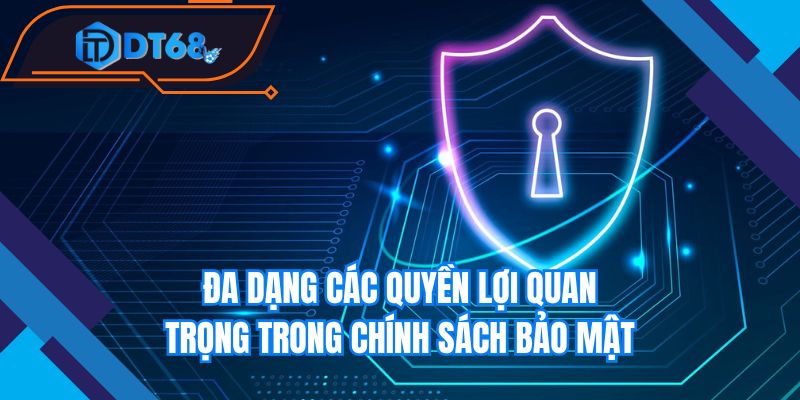 Đa dạng các quyền lợi quan trọng trong chính sách bảo mật 