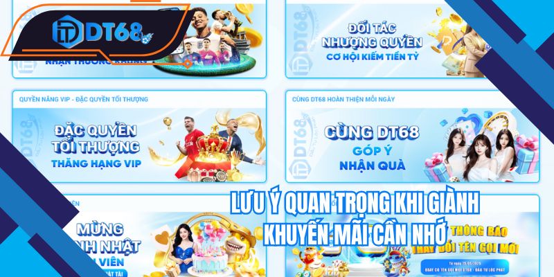Lưu ý quan trọng khi giành khuyến mãi cần nhớ