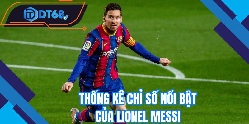 Thống kê các chỉ số nổi bật của cầu thủ bóng đá Messi